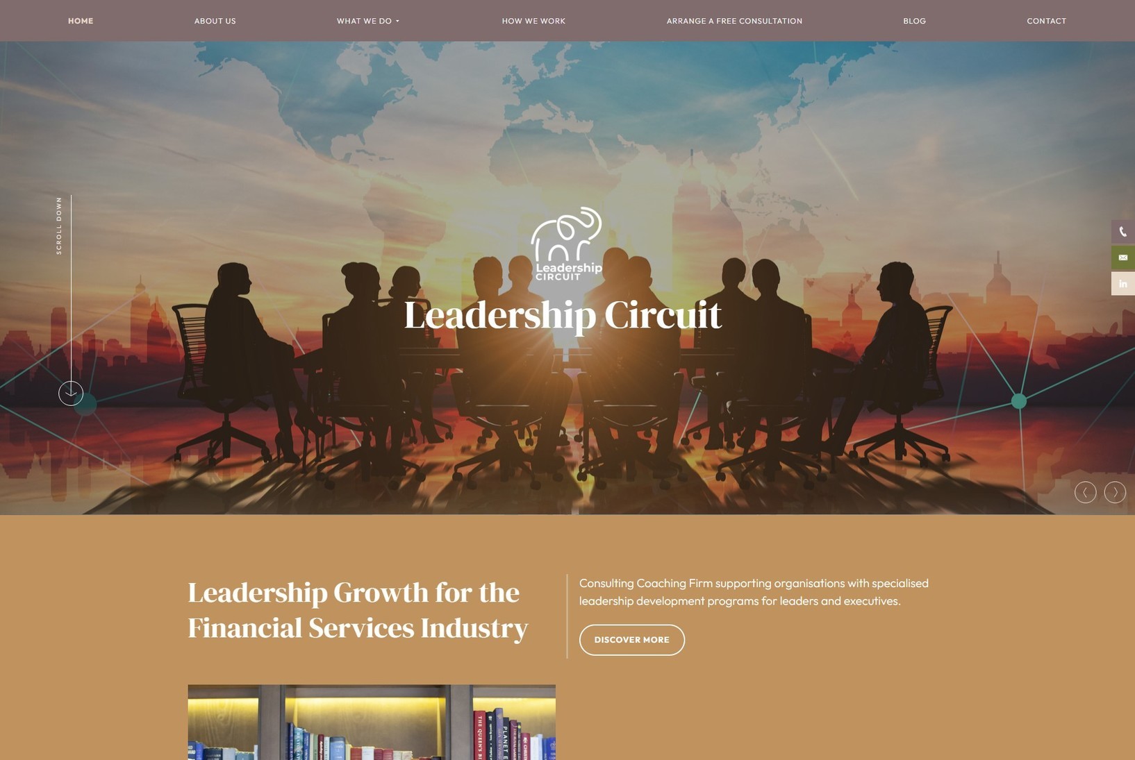 A website design to help build leaders throughout Windsor.
