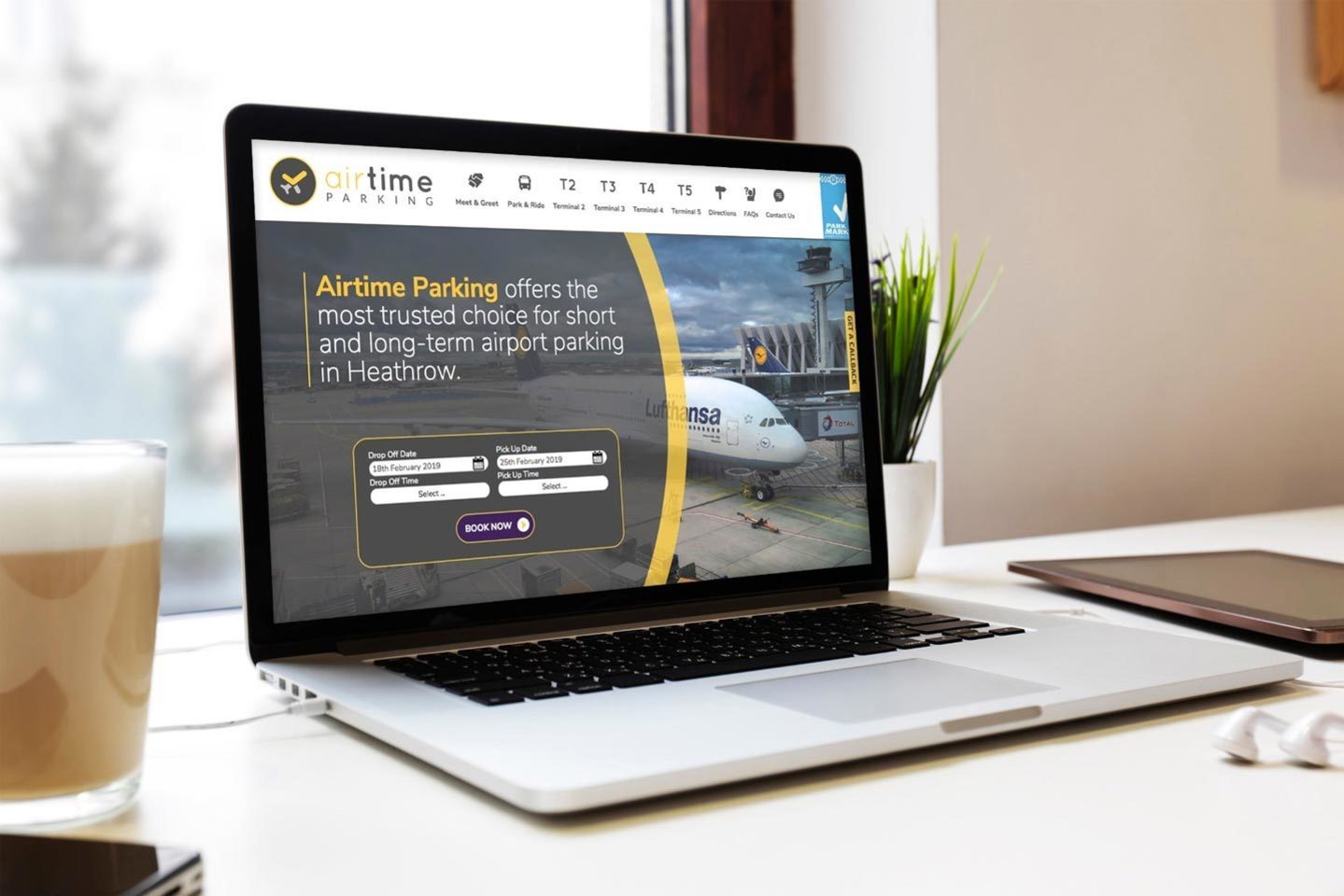 Airtime Parking website