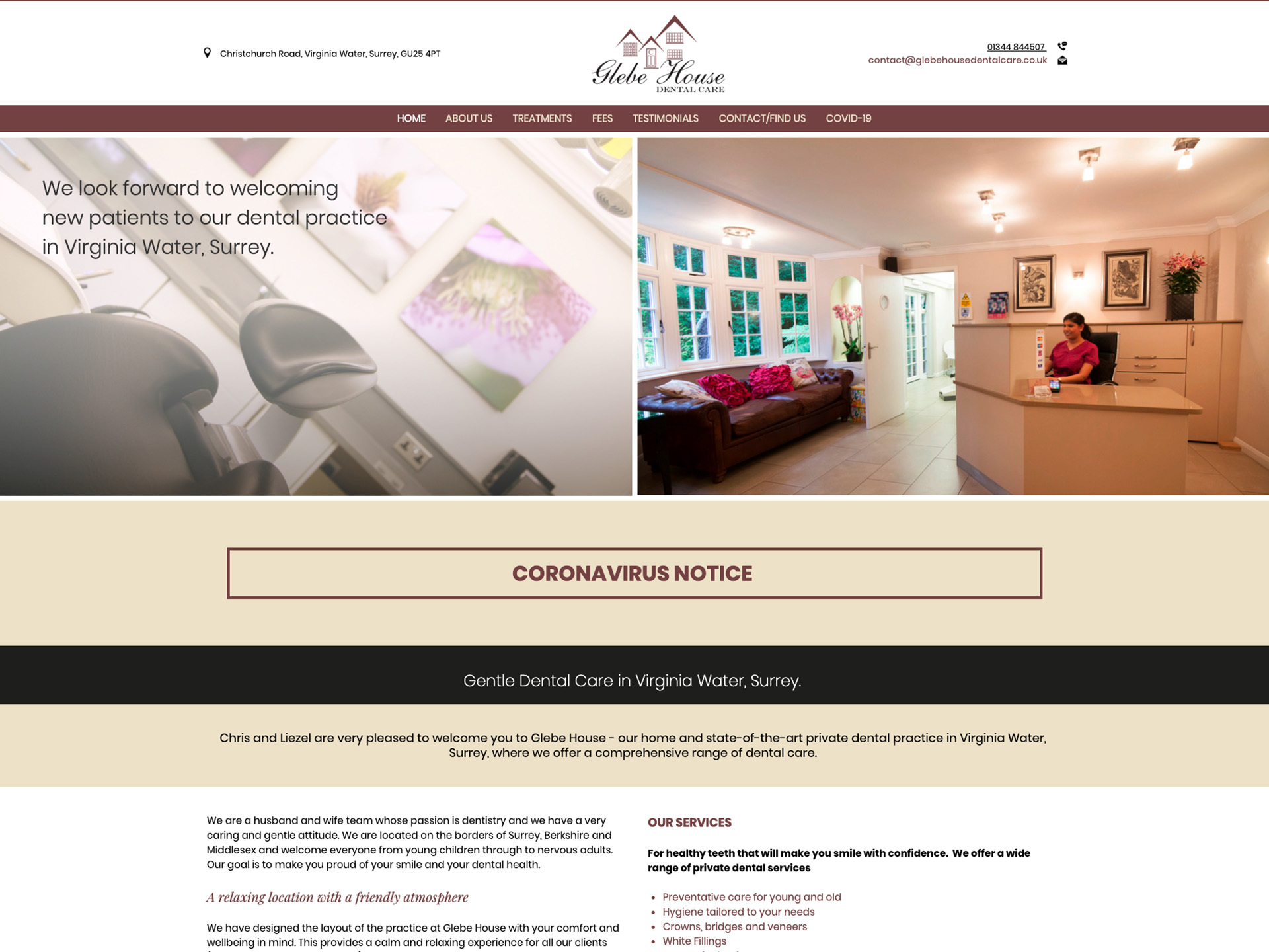 The Dr Usha Sharma website created by it'seeze Windsor